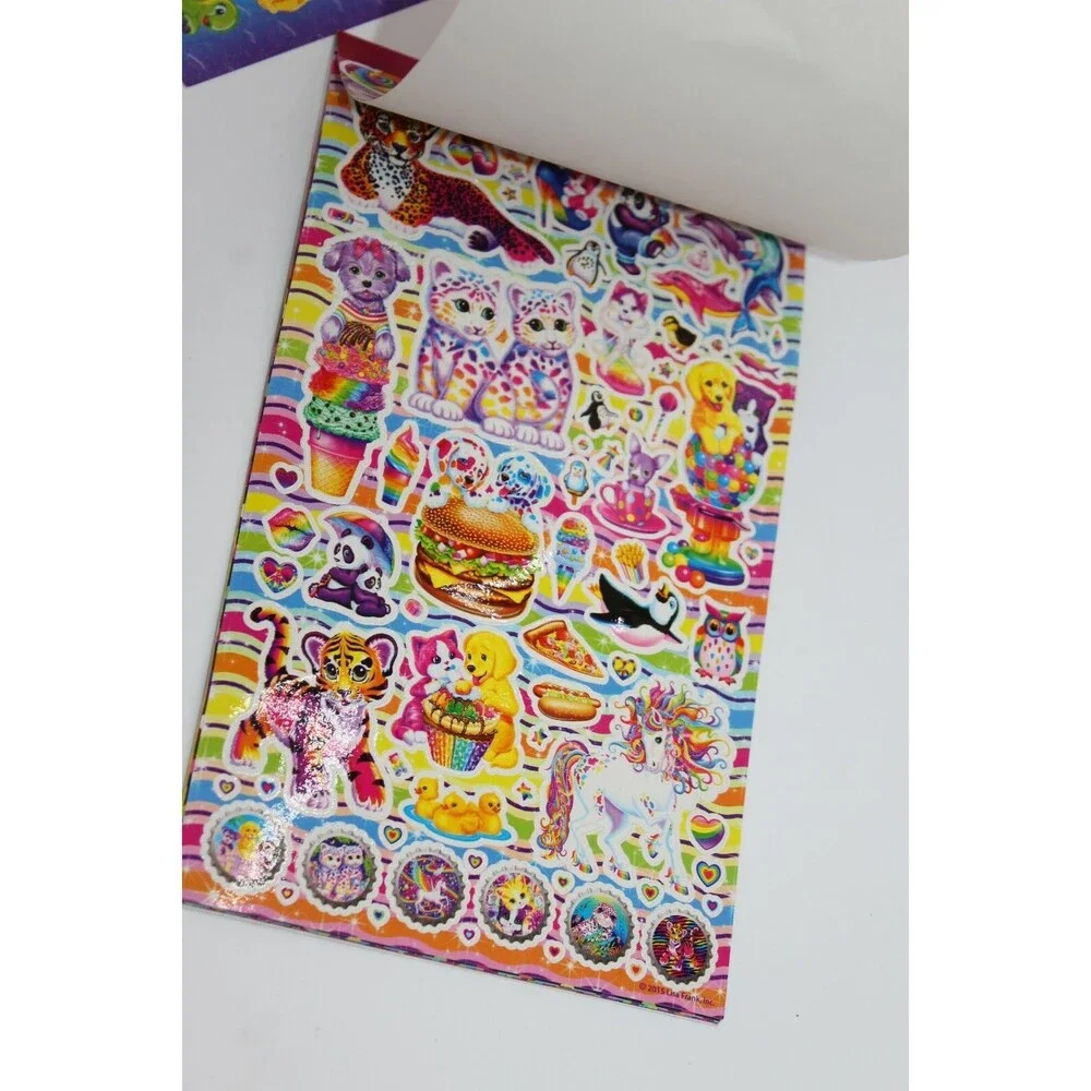 Lisa Frank Lot Folder Stickers Huge Lot 2003 Angel Animals Peace Cute Colorful